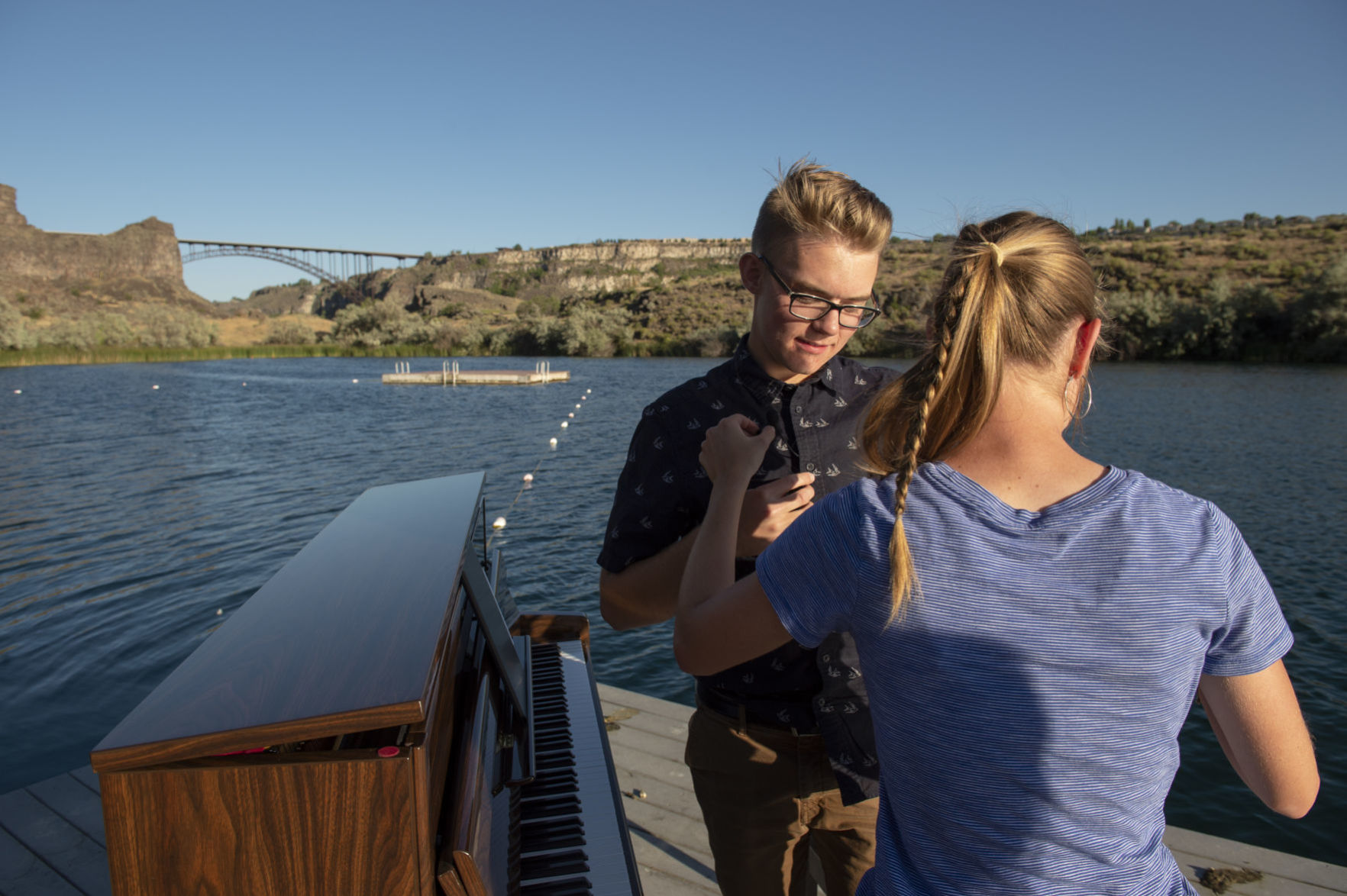 Pianist partakes in virtual music competition